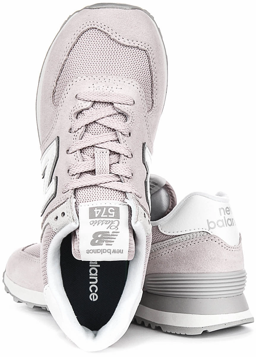New Balance WL574 EVP In Light Pink For Women Shoes New Balance