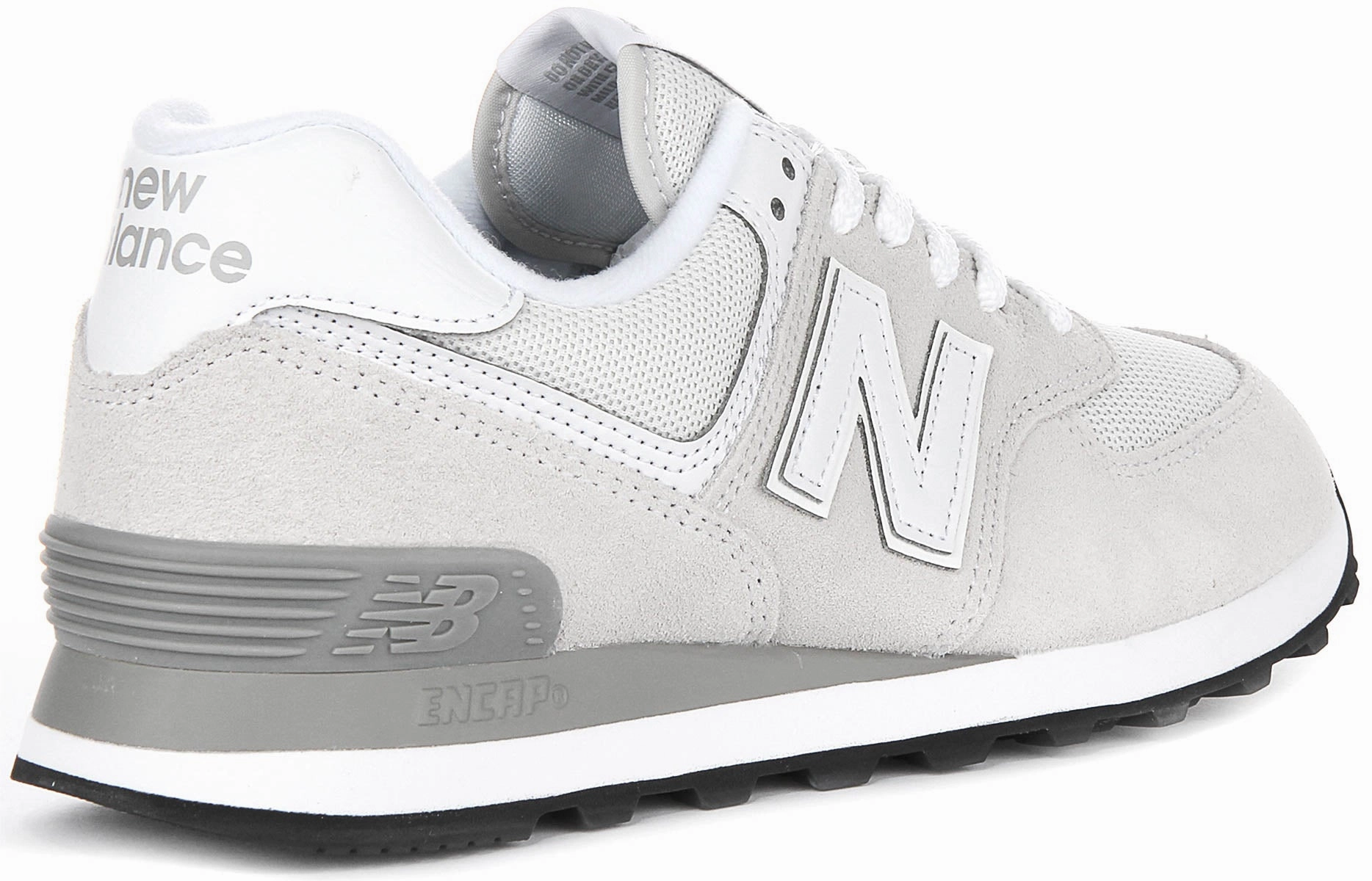 New Balance WL574 EVW In Grey White For Women Shoes New Balance
