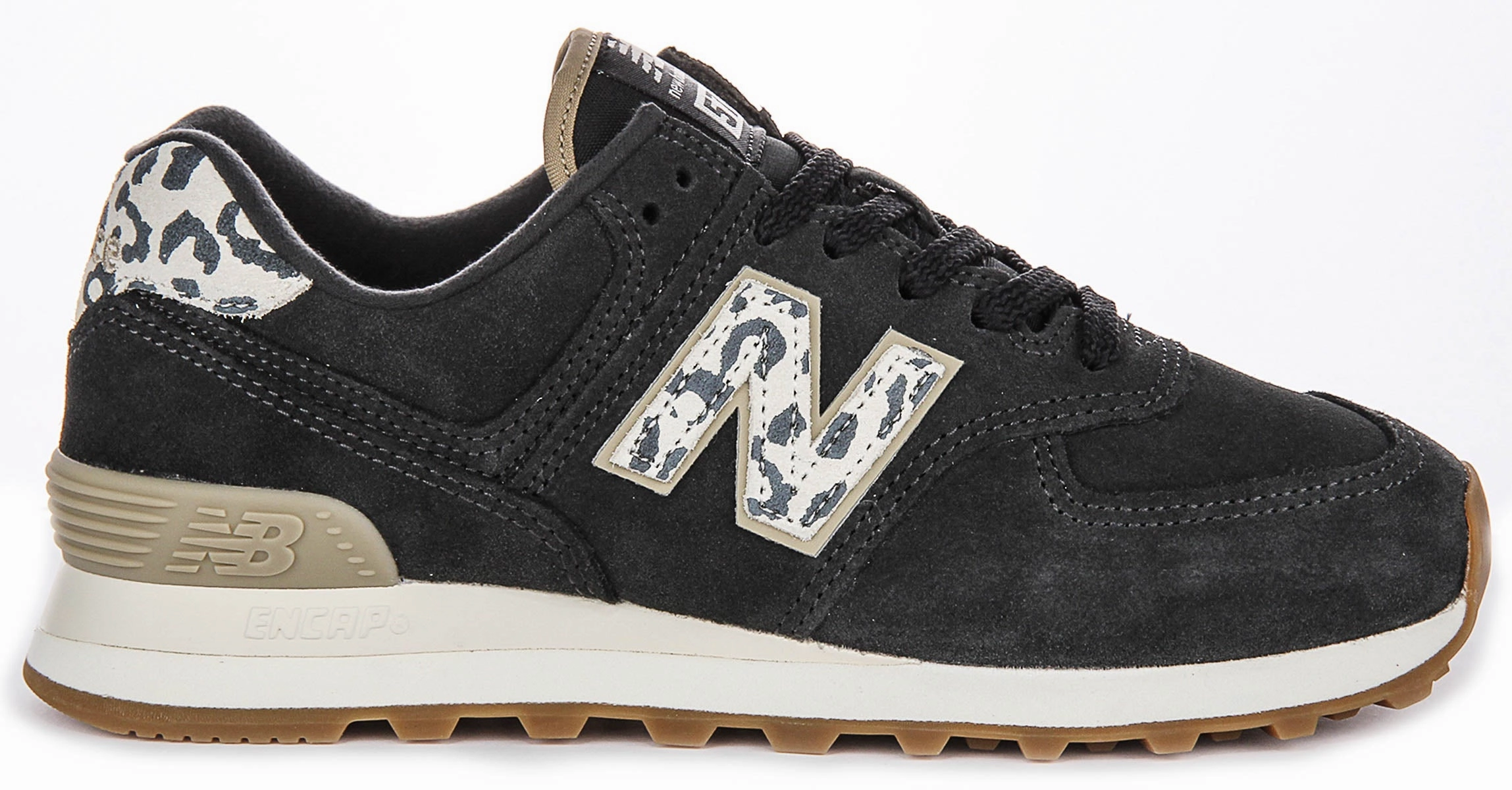 New Balance WL 574XE2 In Charcoal Leopard For Women Shoes New Balance