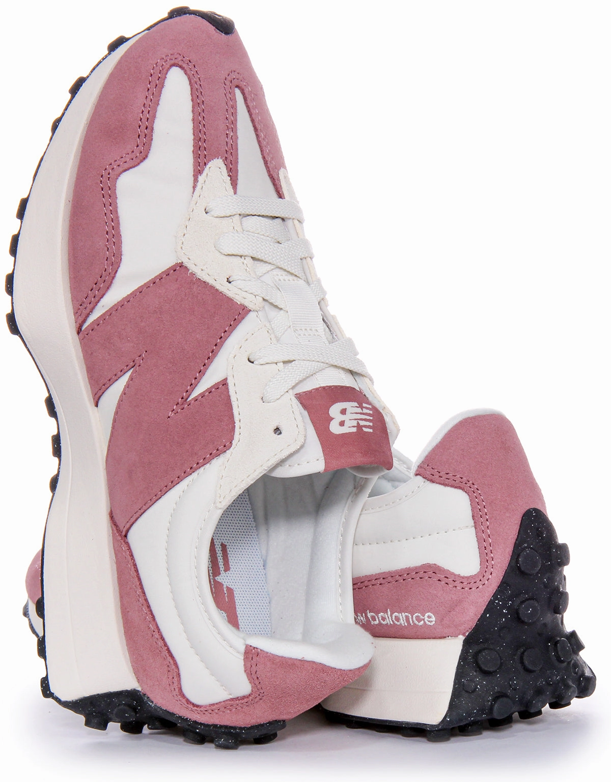 New Balance WS 327 MB In White Purple For Women Shoes New Balance