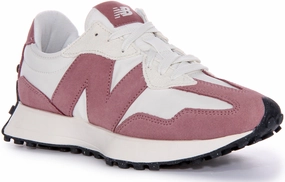 New Balance WS 327 MB In White Purple For Women Shoes New Balance