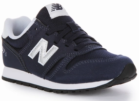 New Balance YC 373 KN2 In Navy White For Kids Shoes New Balance