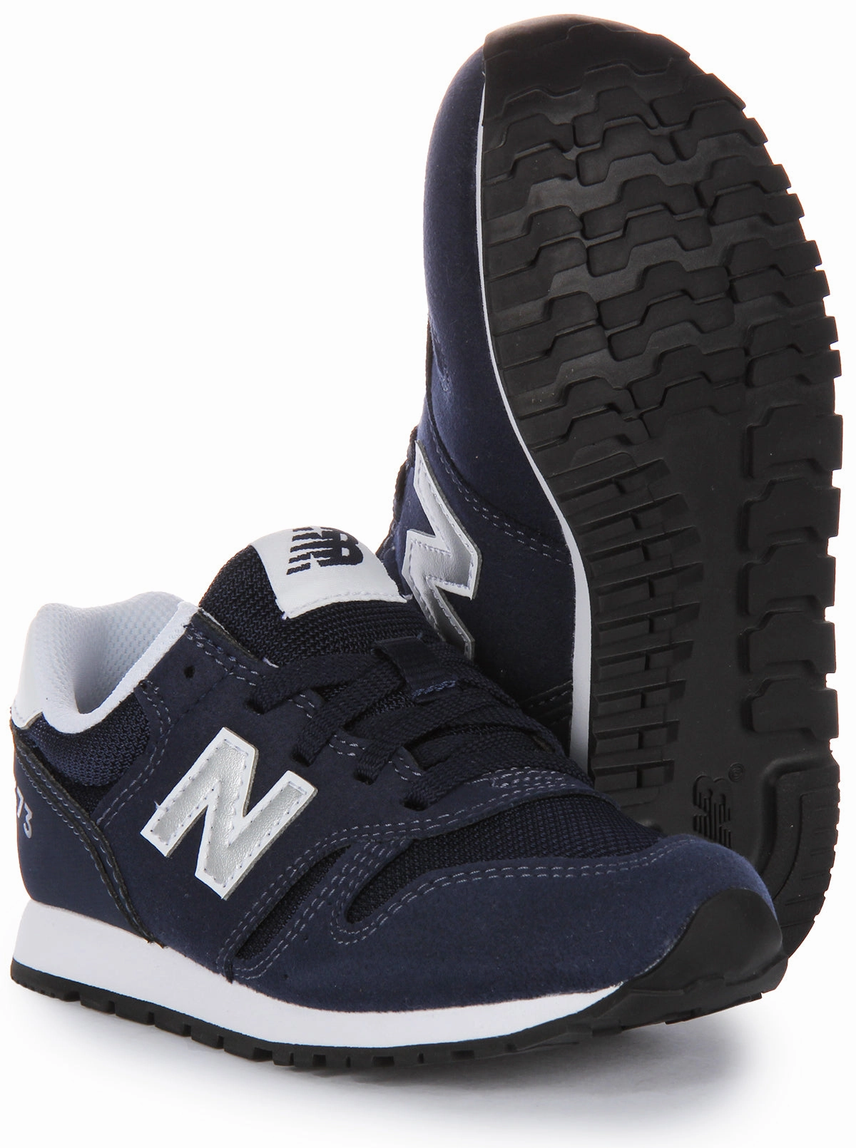 New Balance YC 373 KN2 In Navy White For Kids Shoes New Balance