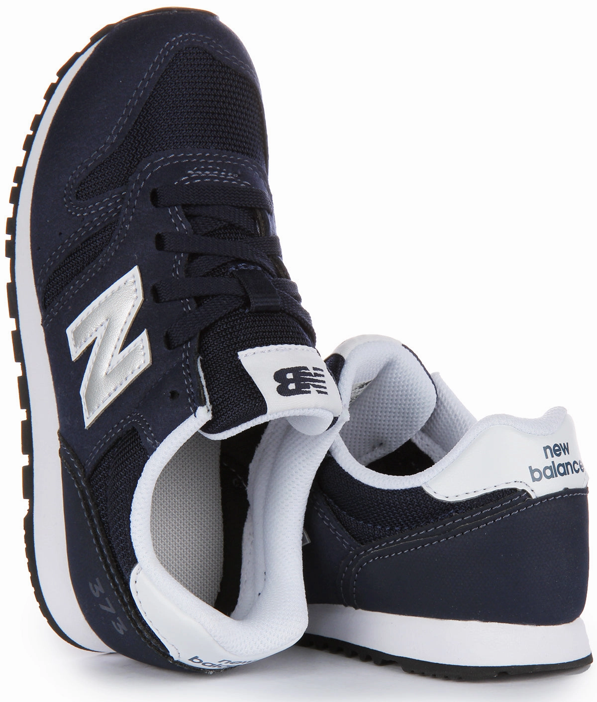 New Balance YC 373 KN2 In Navy White For Kids Shoes New Balance