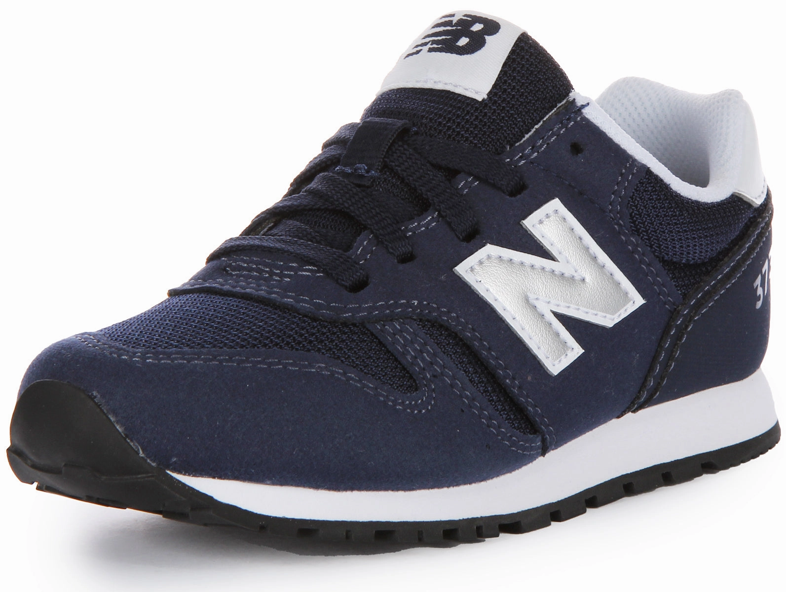 New Balance YC 373 KN2 In Navy White For Kids Shoes New Balance