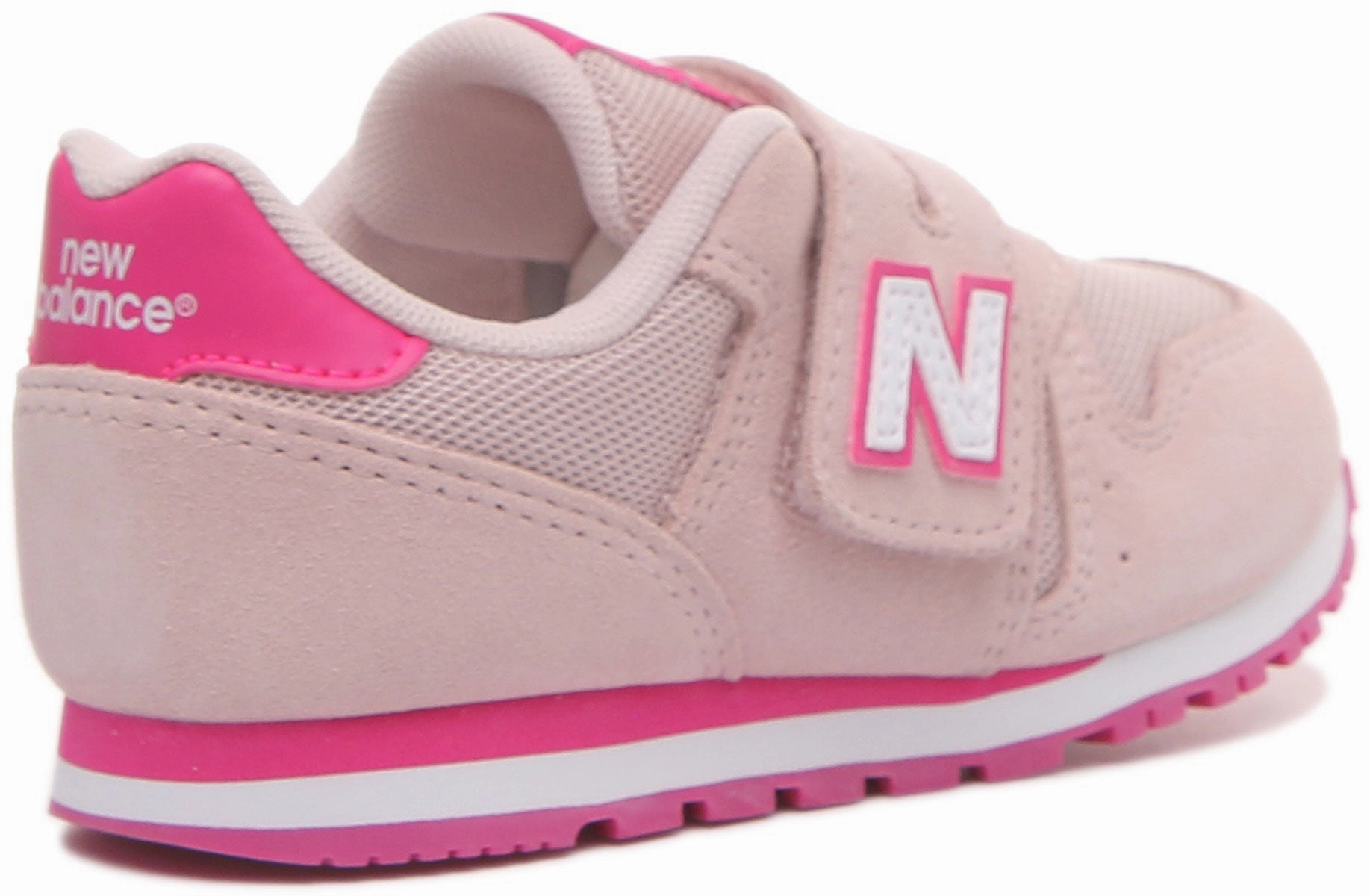New Balance YV373SPW Velcro Trainers in Pink For Kids Shoes New Balance