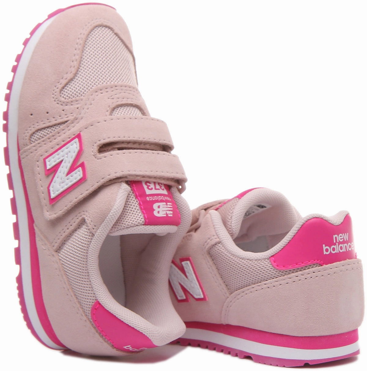 New Balance YV373SPW Velcro Trainers in Pink For Kids Shoes New Balance