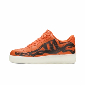 Nike Air Force 1 Low 07 QS Orange Skeleton Halloween