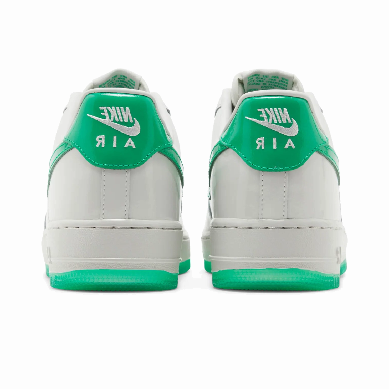 Nike Air Force 1 Low '07 Patent Platinum Tint Stadium Green