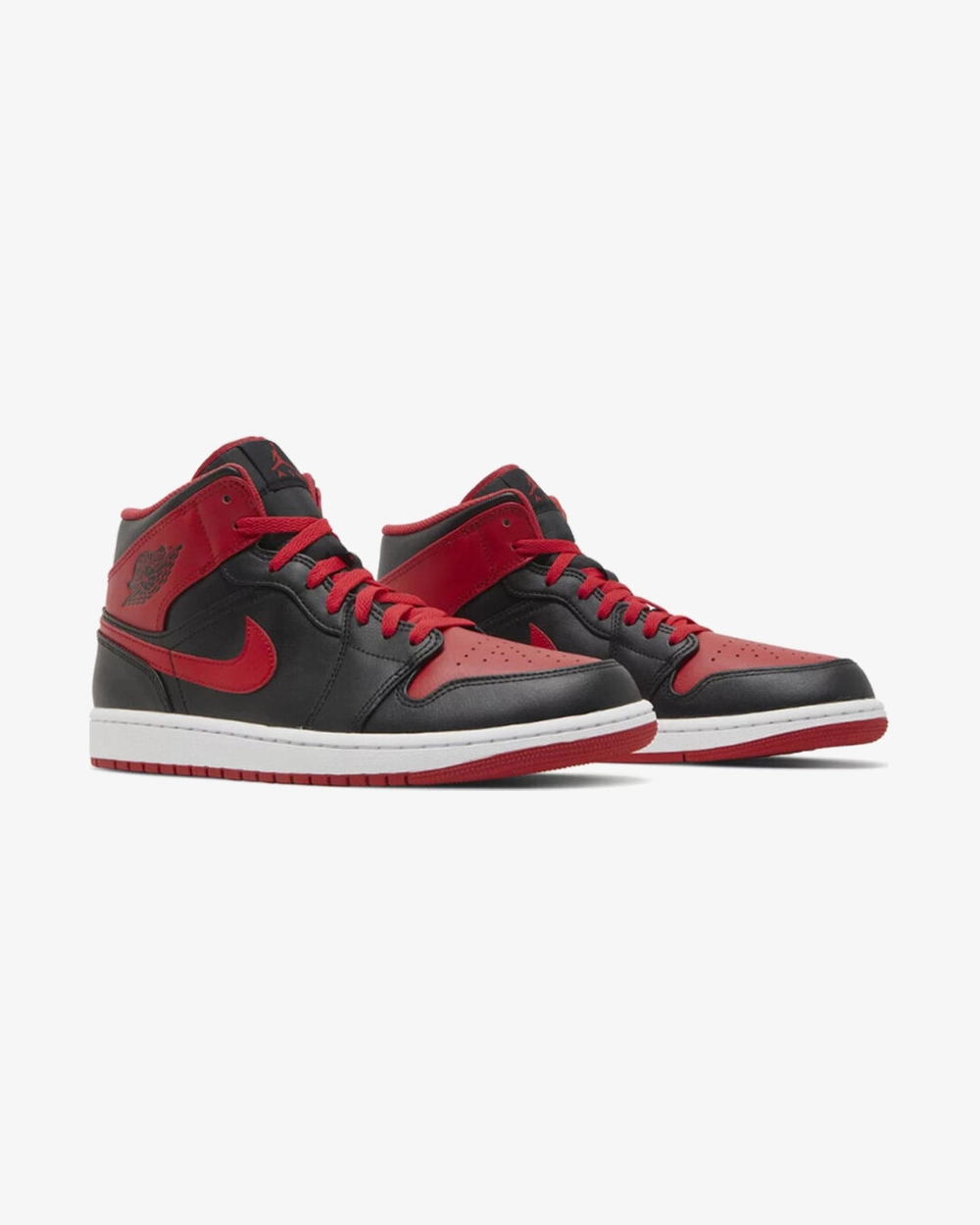 NIKE AIR JORDAN1 MID ALTERNATE BRED TOE 2022