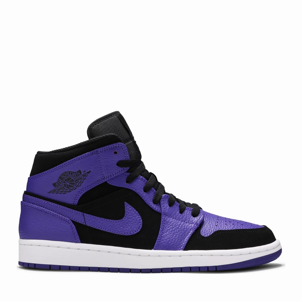 NIKE AIR JORDAN1 MID BLACK DARK CONCORD 2022 (NEW)