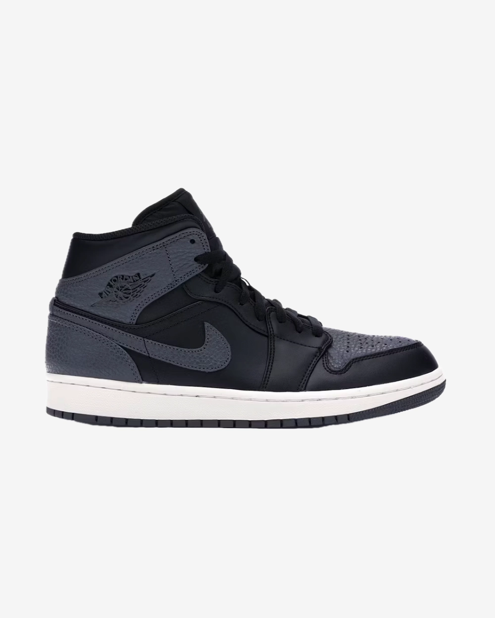 NIKE AIR JORDAN1 MID BLACK DARK GREY