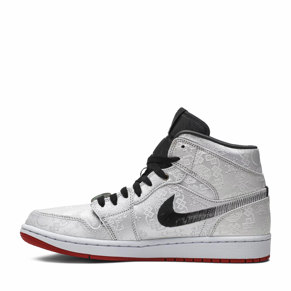 NIKE AIR JORDAN1 MID CLOT FEARLESS WHITE (NEW)