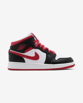 NIKE AIR JORDAN1 MID GS WHITE VERY BERRY -