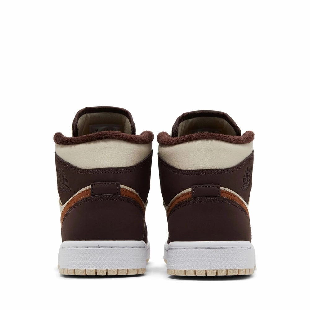 NIKE AIR JORDAN1 MID SE BROWN BASALT OATMEAL WMNS (NEW)