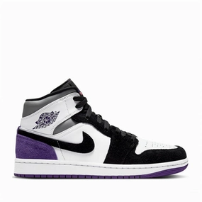 NIKE AIR JORDAN1 MID SE VARSITY PURPLE UNION US8.5M / US10W / EU42