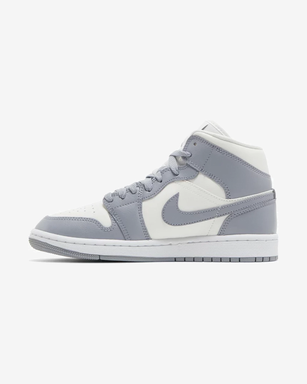 NIKE AIR JORDAN1 MID WMNS SAIL STEALTH