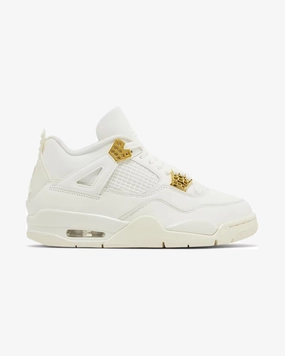 NIKE AIR JORDAN4 METALLIC GOLD WMNS