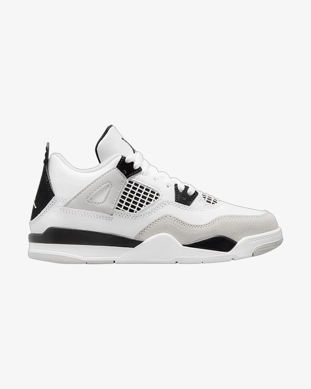 NIKE AIR JORDAN4 RETRO PRESCHOOL MILITARY BLACK (NEW)