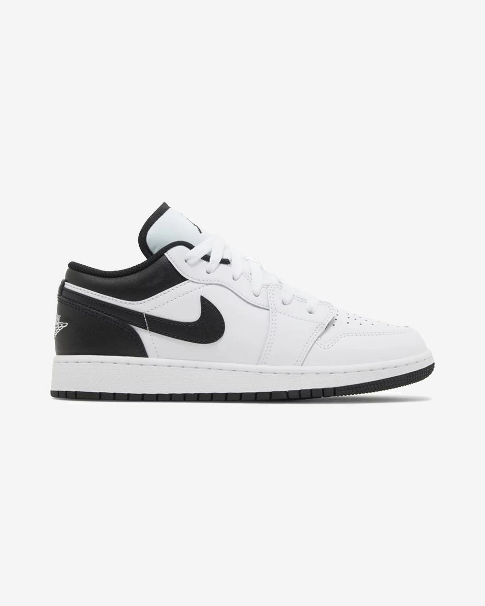 NIKE AIR JORDAN 1 LOW 2023 GS WHITE BLACK (NEW)