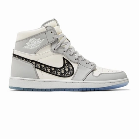 Nike Air Jordan 1 Retro High x DIOR  'Wolf Grey' (2020)