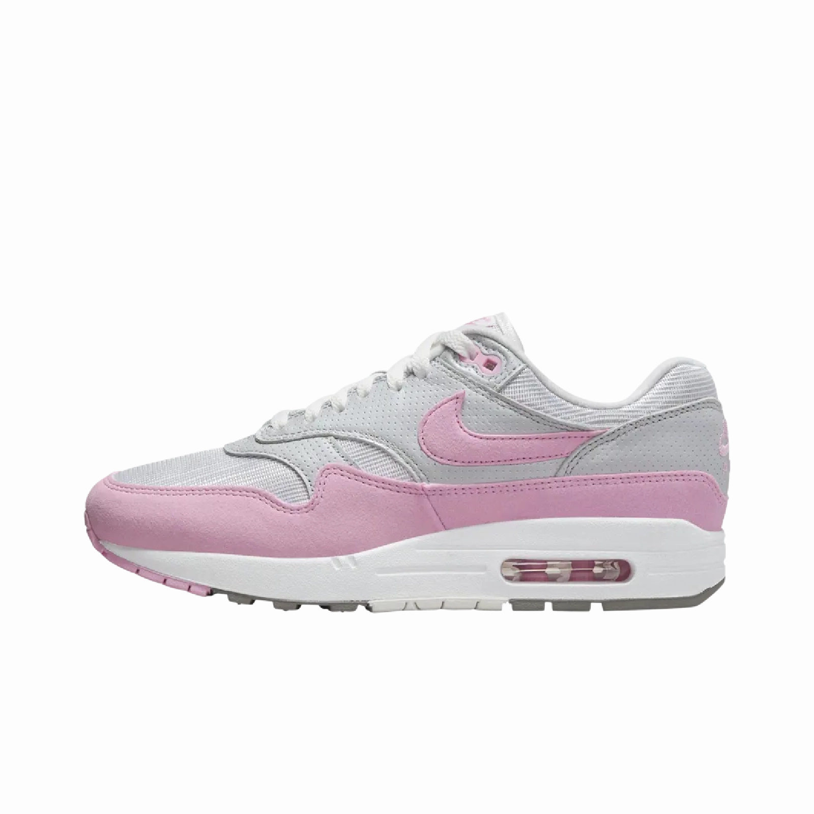 Nike Air Max 1 '87 Metallic Platinum Pink Rise (Women's)