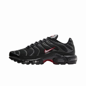 Nike Air Max Plus Black University Red Metallic Silver