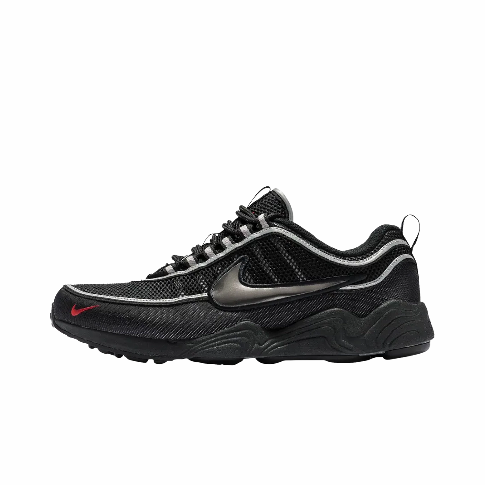 Nike Air Zoom Spiridon Black Metallic Silver
