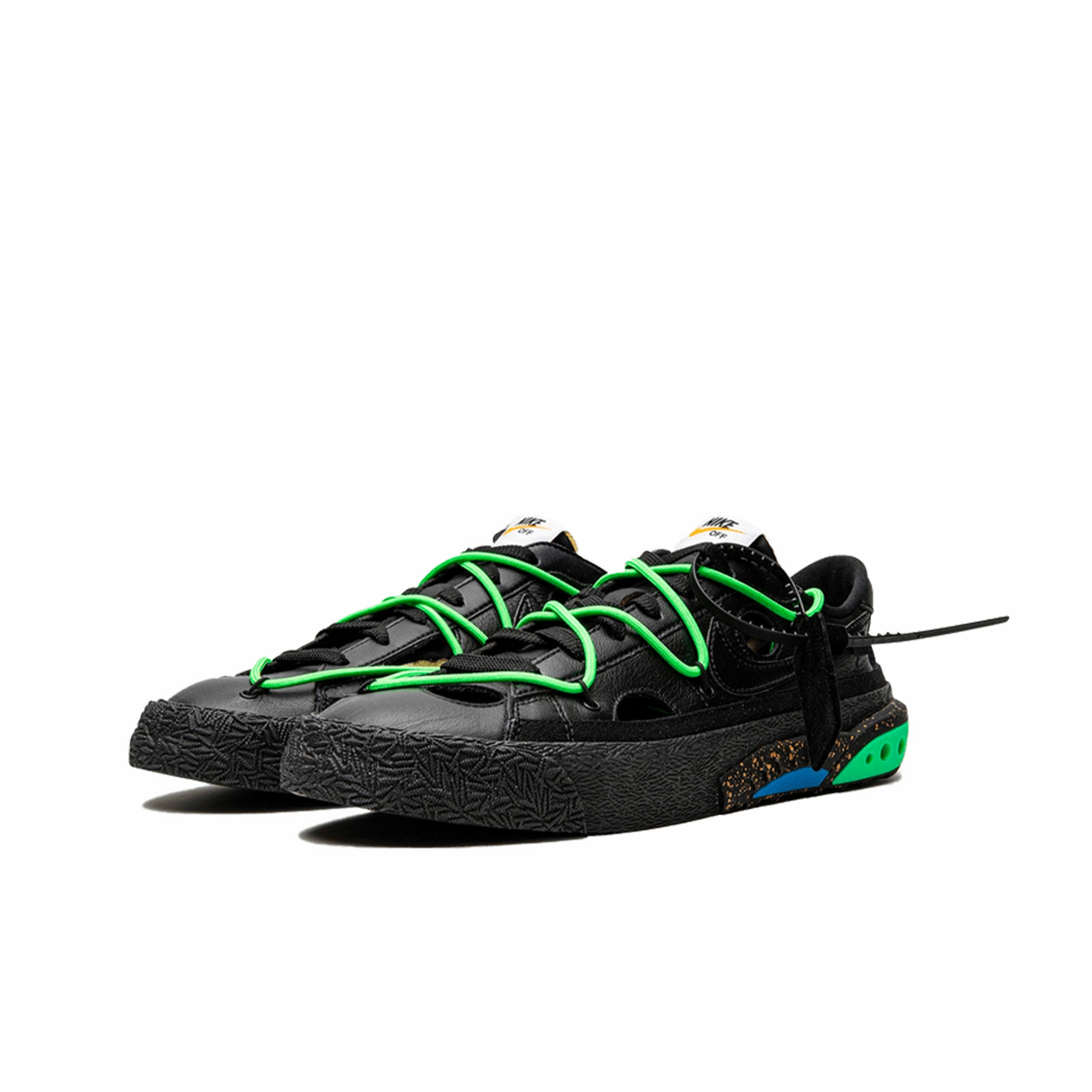 Nike Blazer Low Off-White Black Electro Green