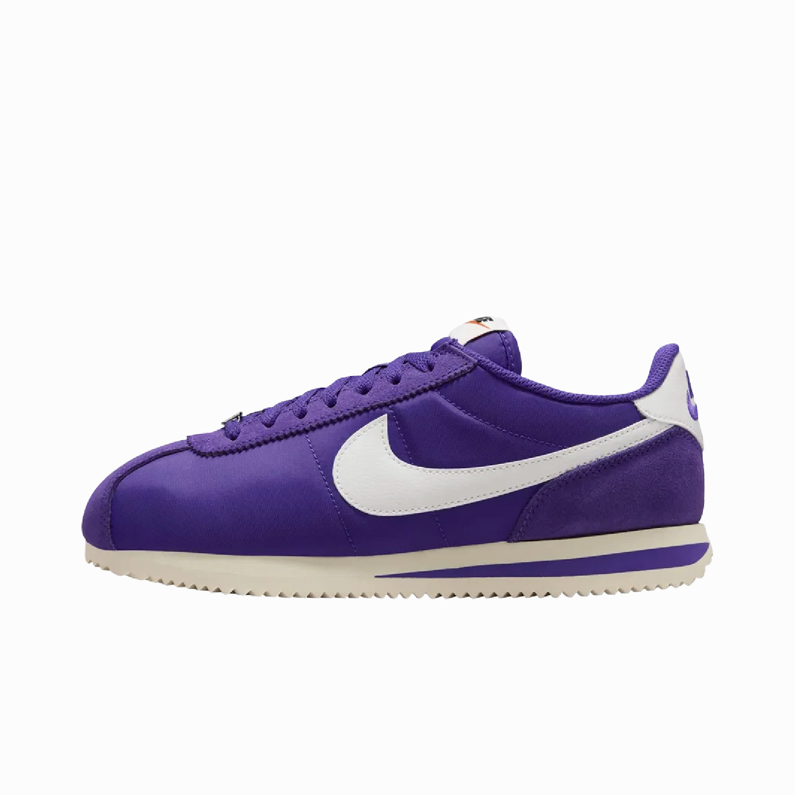 Nike Cortez Textile Field Purple Alabaster Safety Orange Summit White (Women's)