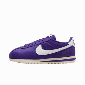 Nike Cortez Textile Field Purple Alabaster Safety Orange Summit White (Women's)