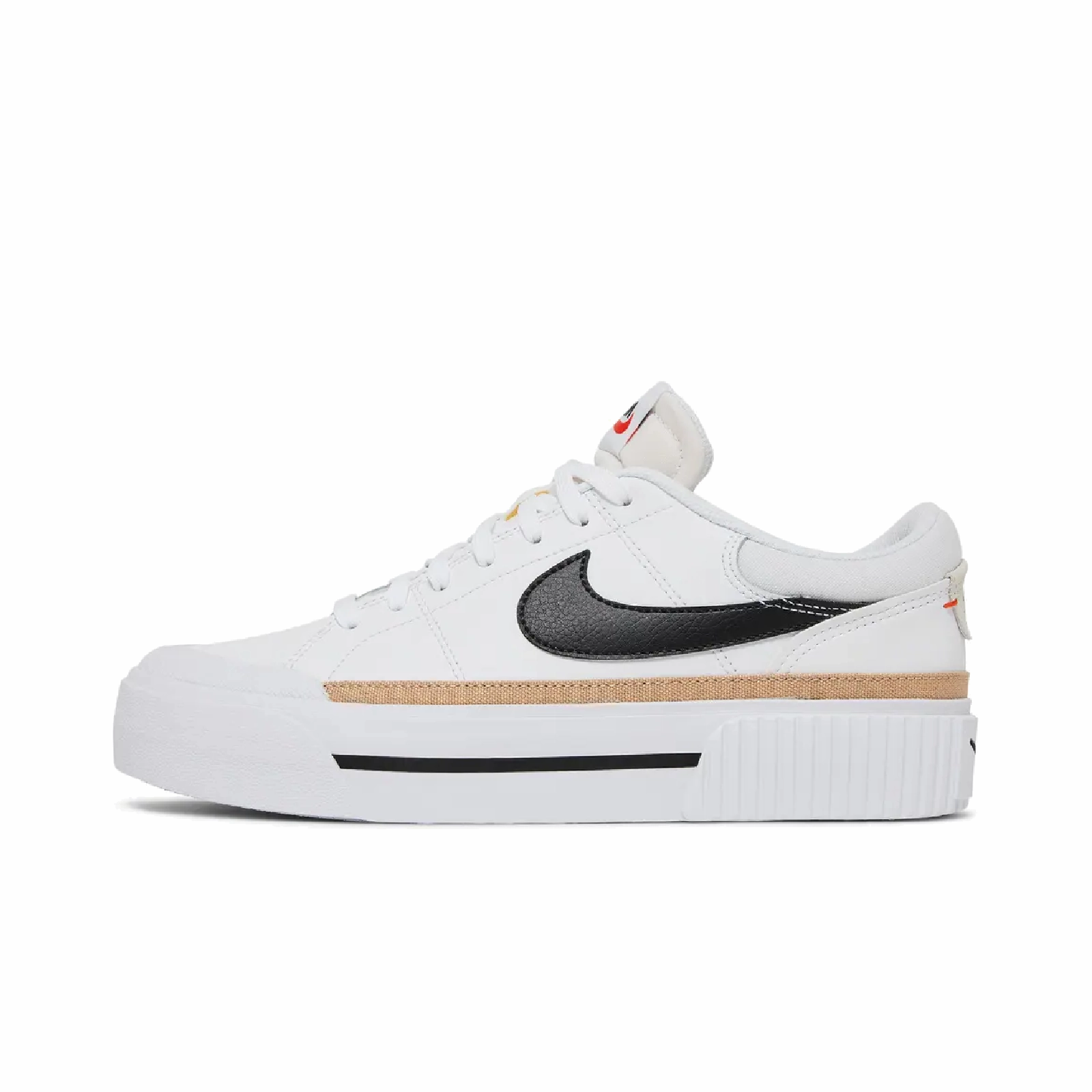 Nike Court Legacy Lift White Black (Women's)