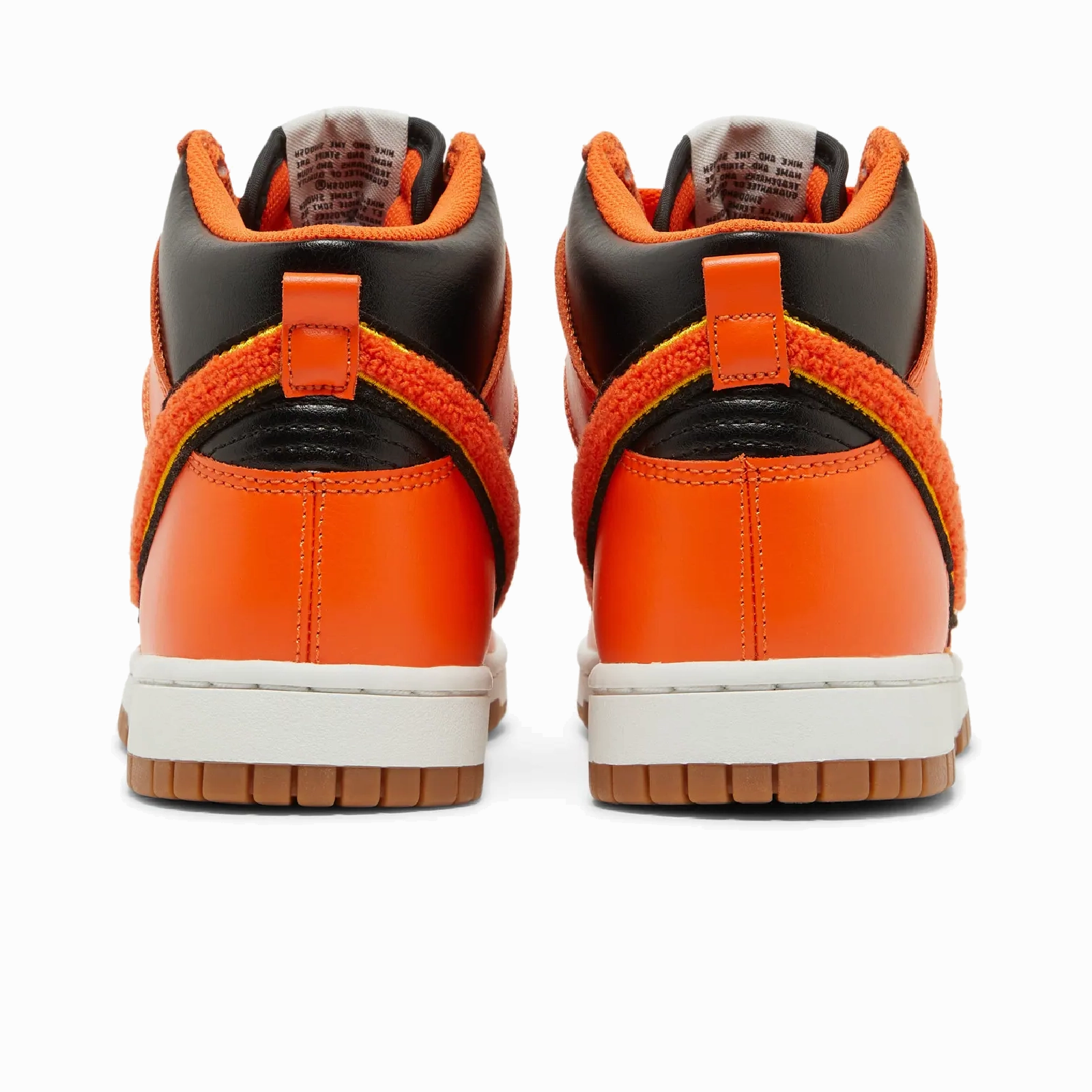 Nike Dunk High Retro Chenille Swoosh Safety Orange
