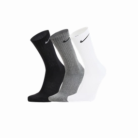Nike Everyday Cotton Cushioned Crew Black/Grey/White