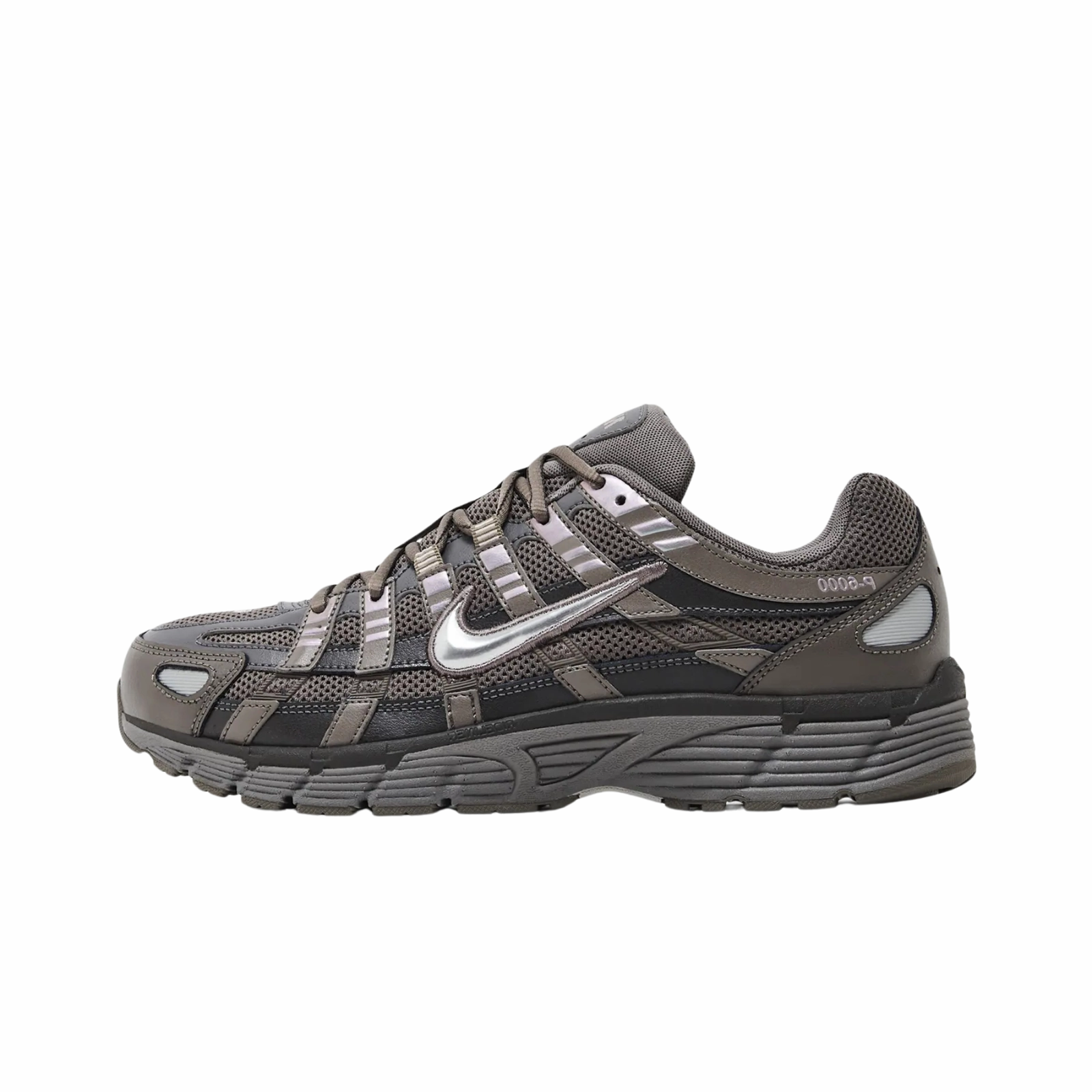 Nike P-6000 Cave Stone Medium Ash Flat Pewter Metallic Silver