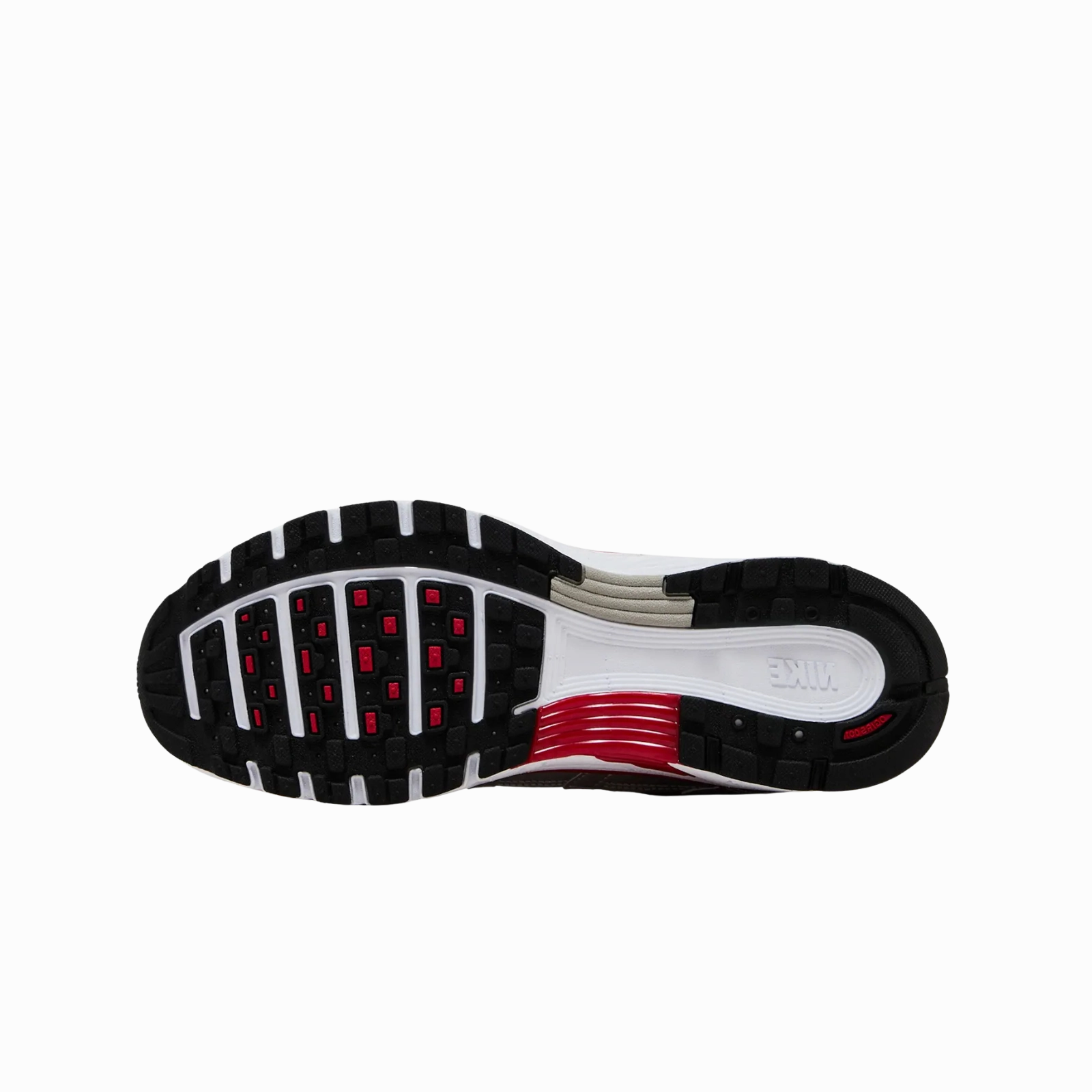 Nike P-6000 Metallic Silver Gym Red