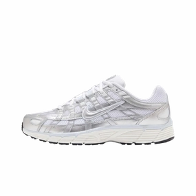 Nike P-6000 White Blue Tint Sail Metallic Silver (Women's)