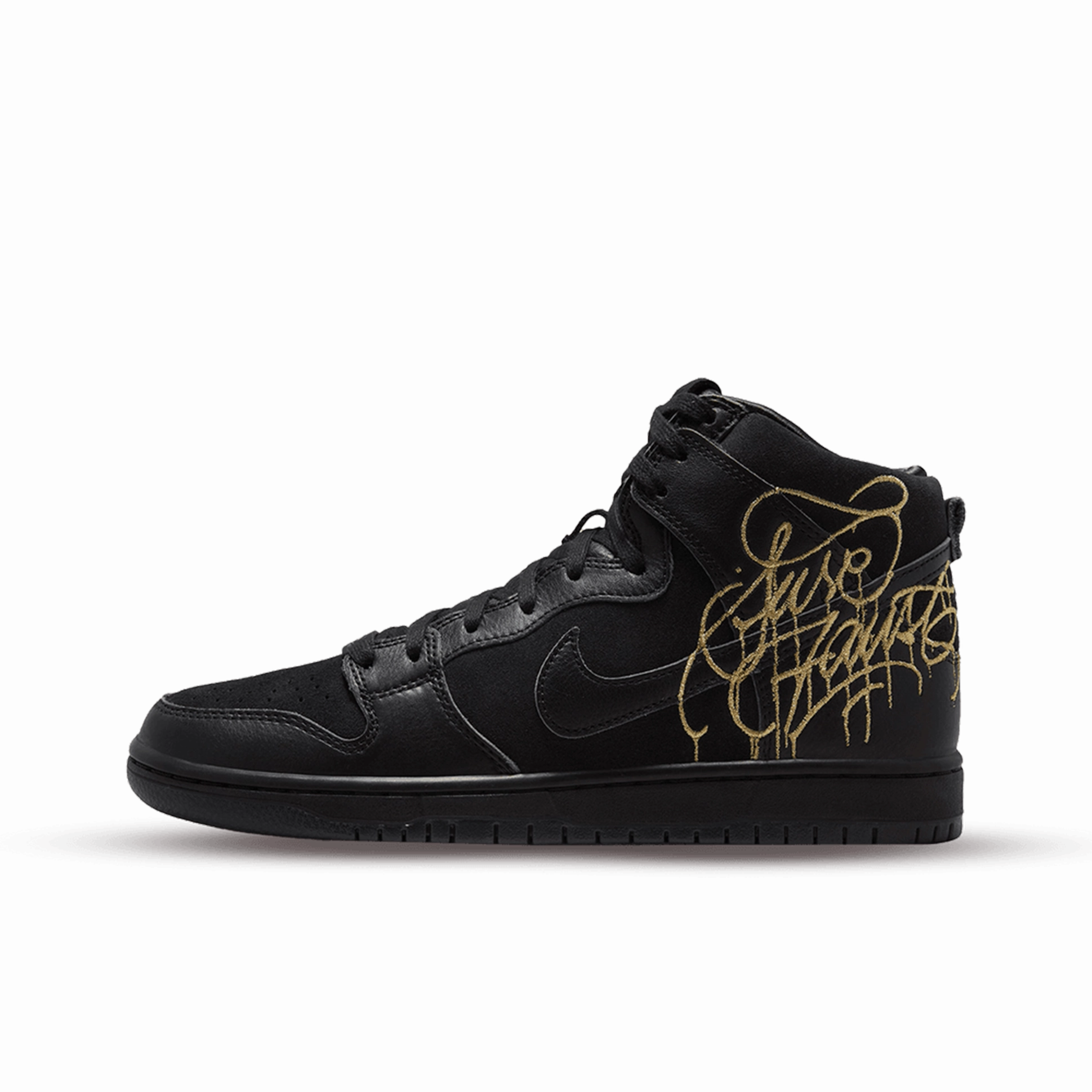 Nike SB Dunk High FAUST Black Gold