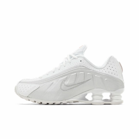 Nike Shox R4 White Metallic Silver (Women's)