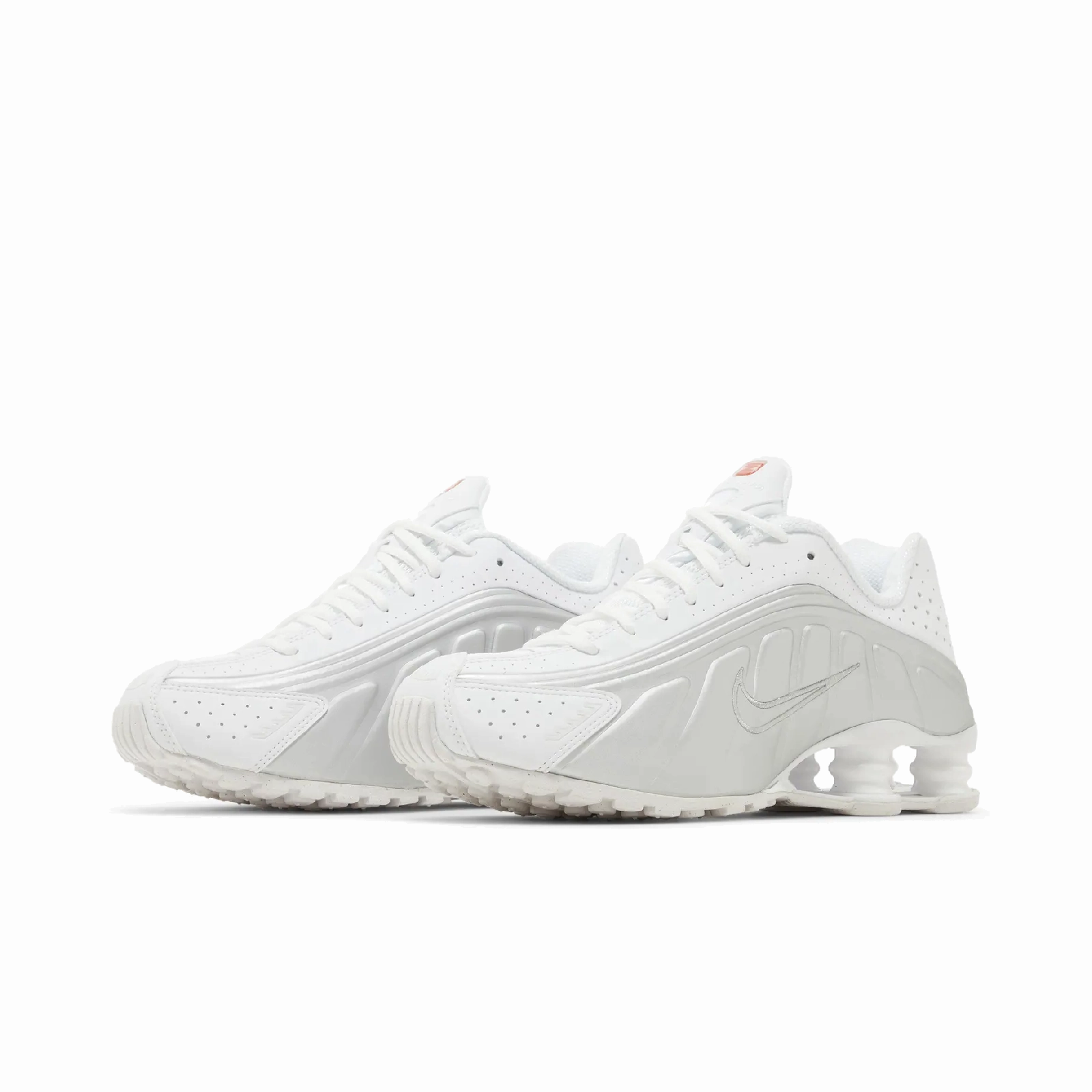 Nike Shox R4 White Metallic Silver (Women's)
