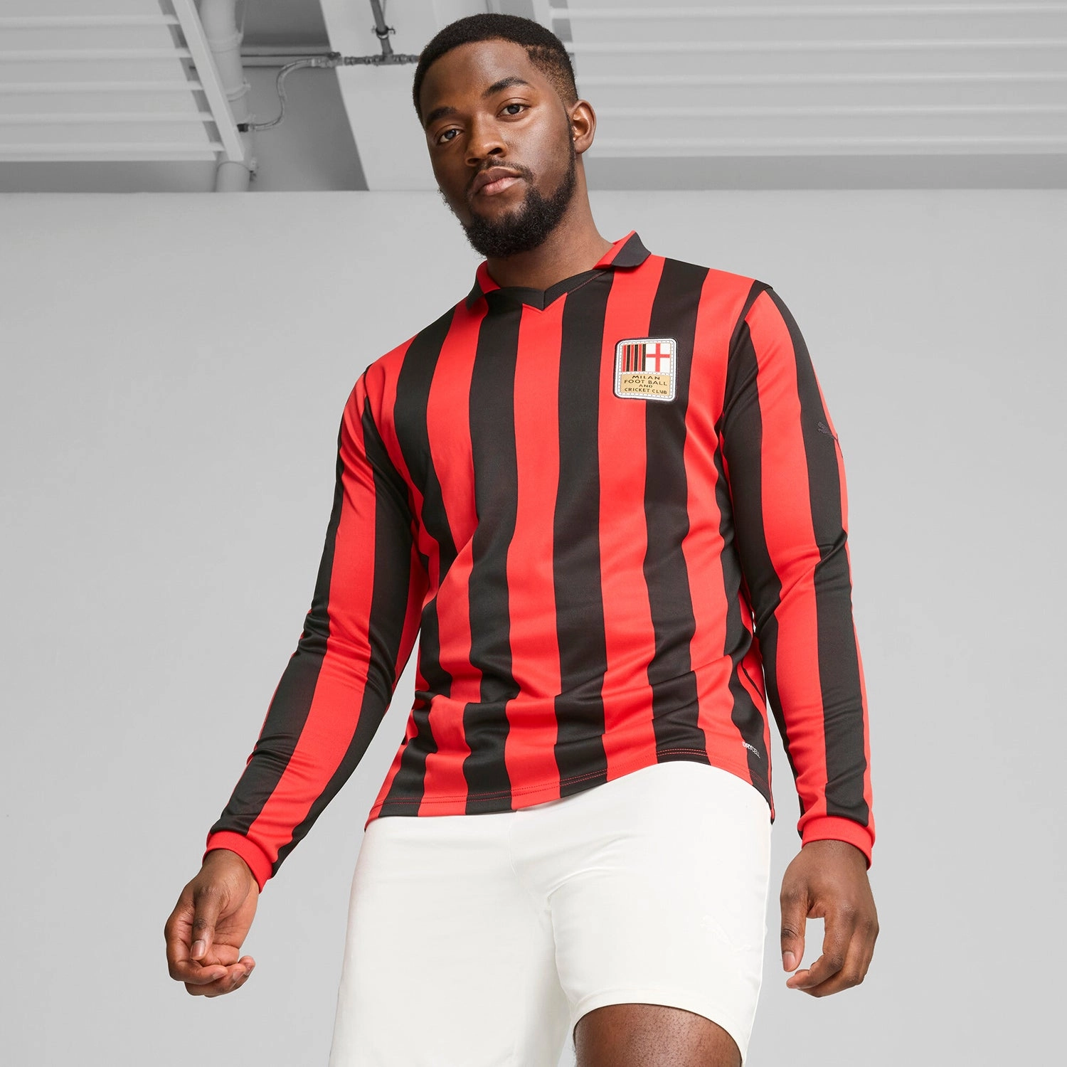 puma AC Milan 125th LS Authentic Jersey - Mens