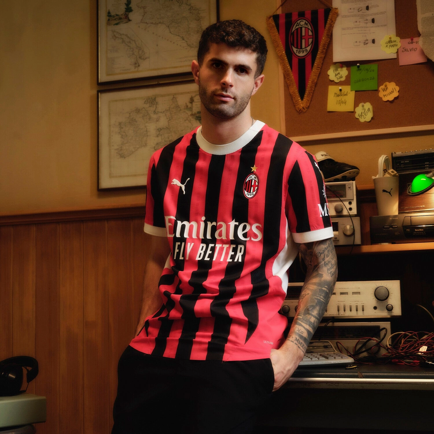 puma AC Milan 24/25 Authentic Jersey - Mens