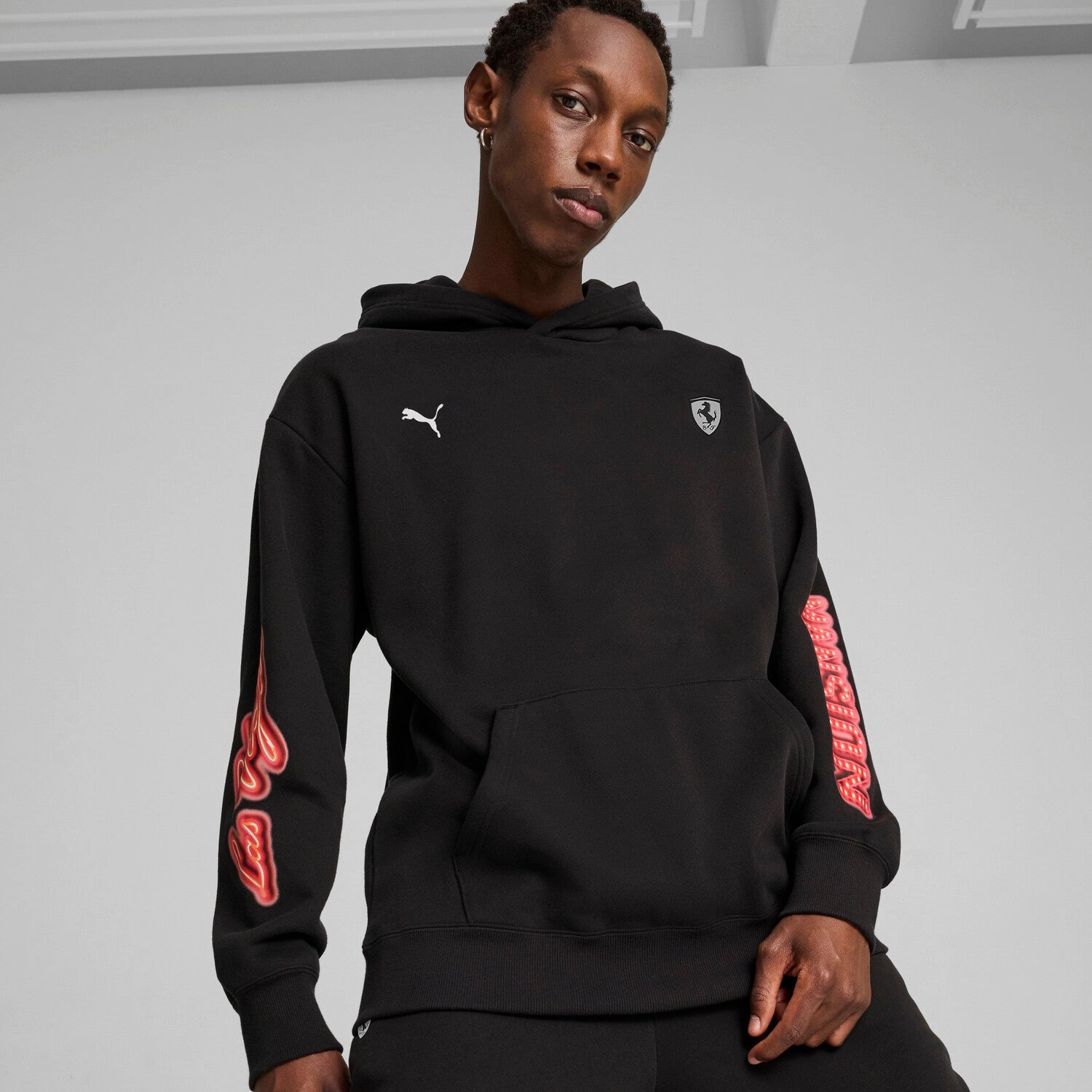 puma Ferrari Neon Energy PO Hoody - Mens