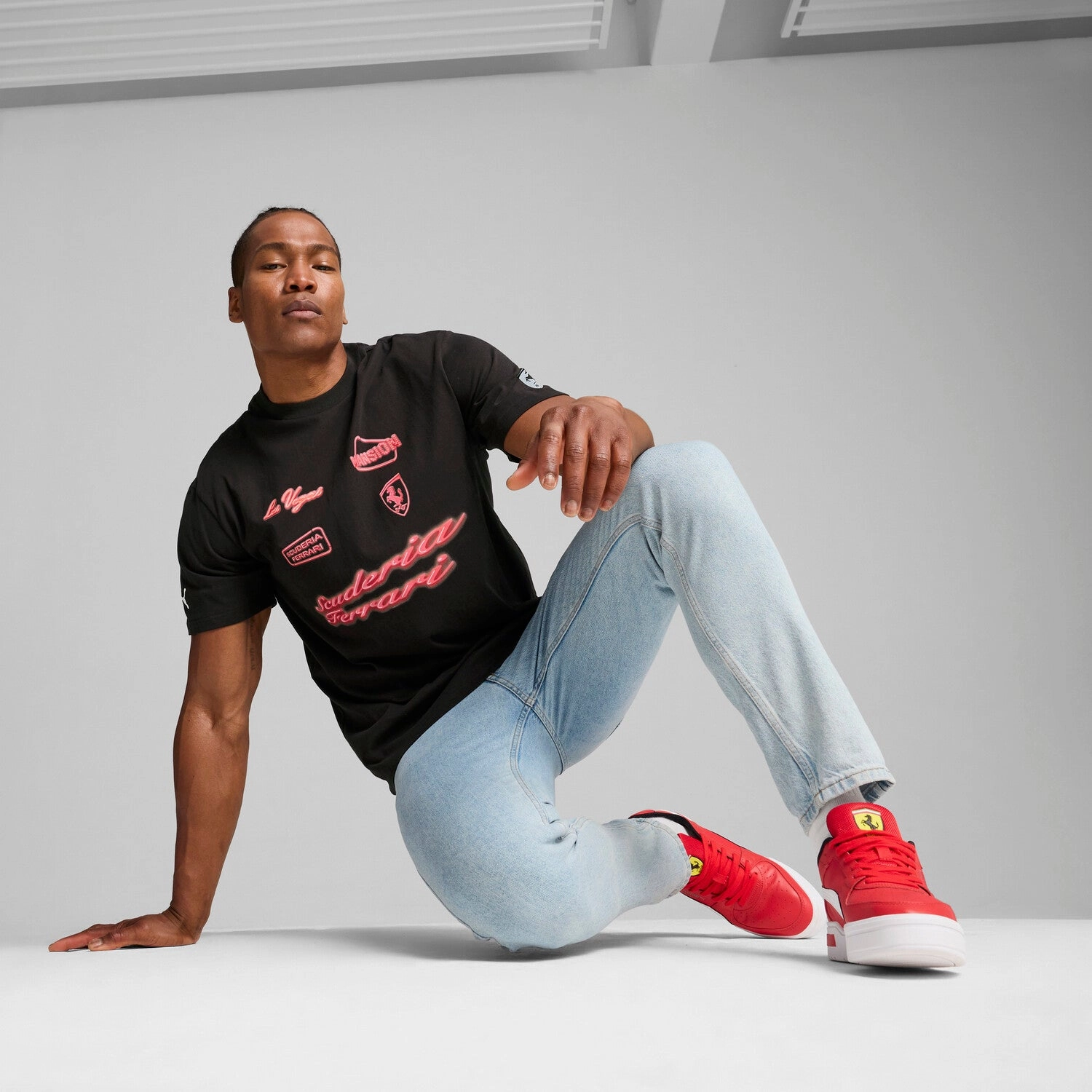 puma Ferrari Neon Energy Tee - Mens