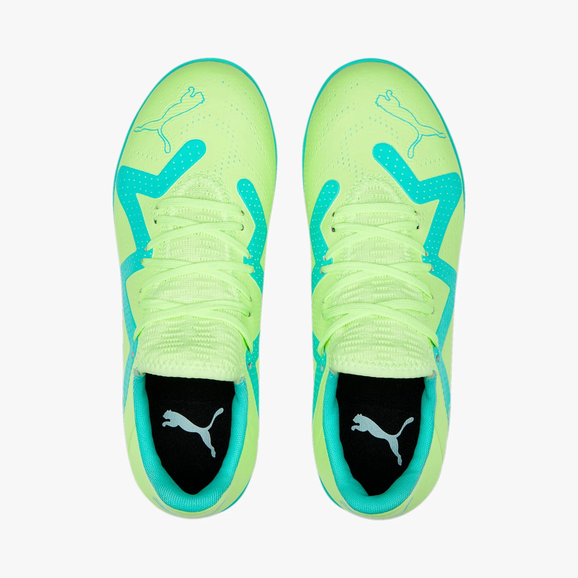 Puma Junior Future Play Turf Shoes - Yellow-Black-Peppermint