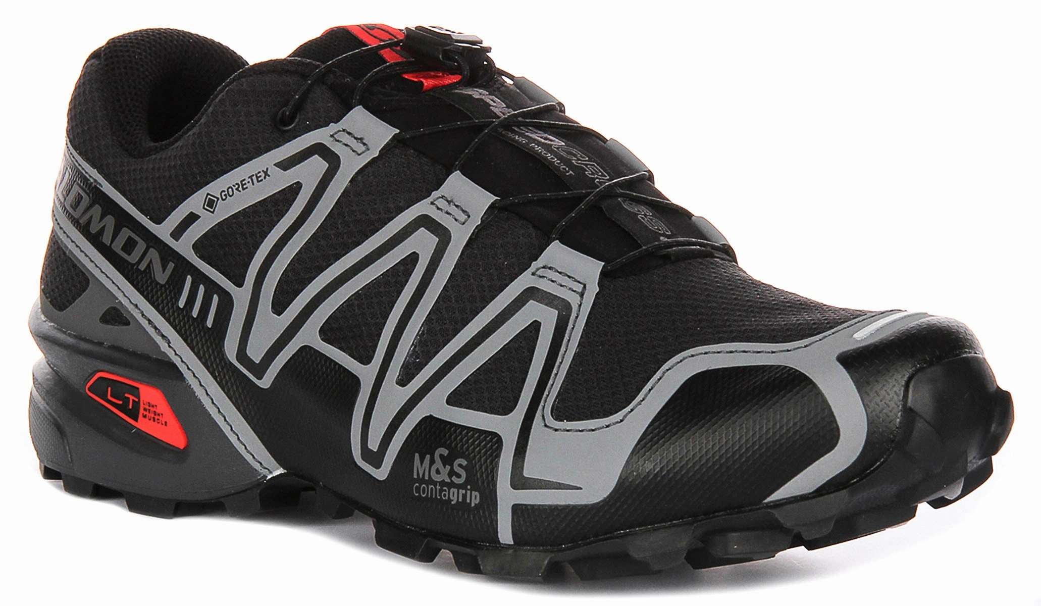 Salomon Speedcross 3 Gortex In Black Red Shoes Salomon