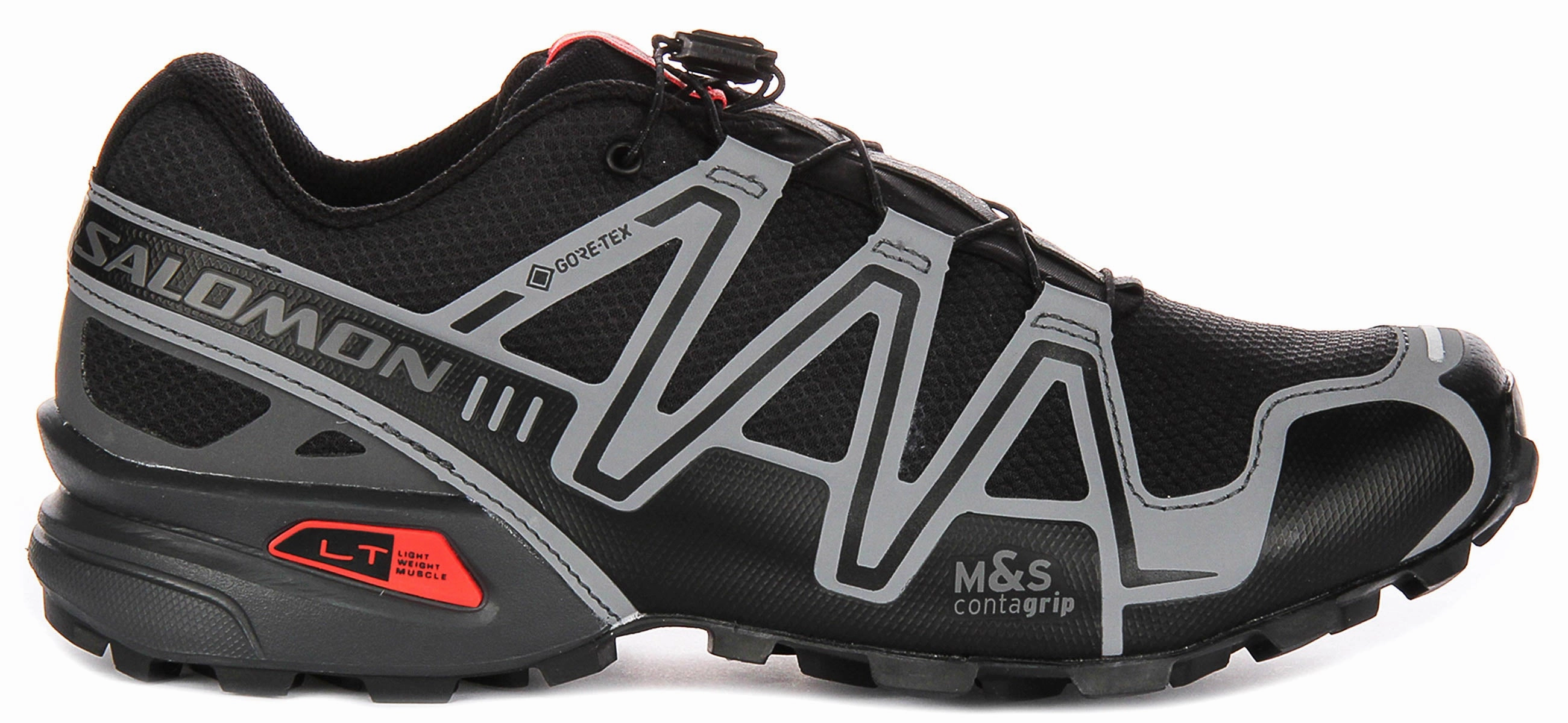 Salomon Speedcross 3 Gortex In Black Red Shoes Salomon