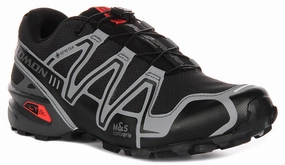 Salomon Speedcross 3 Gortex In Black Red Shoes Salomon