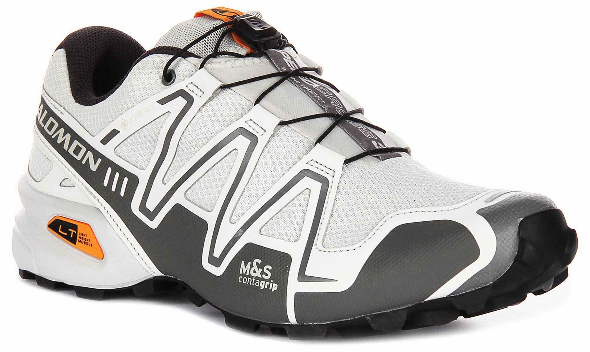 Salomon Speedcross 3 Gortex In White Grey Shoes Salomon