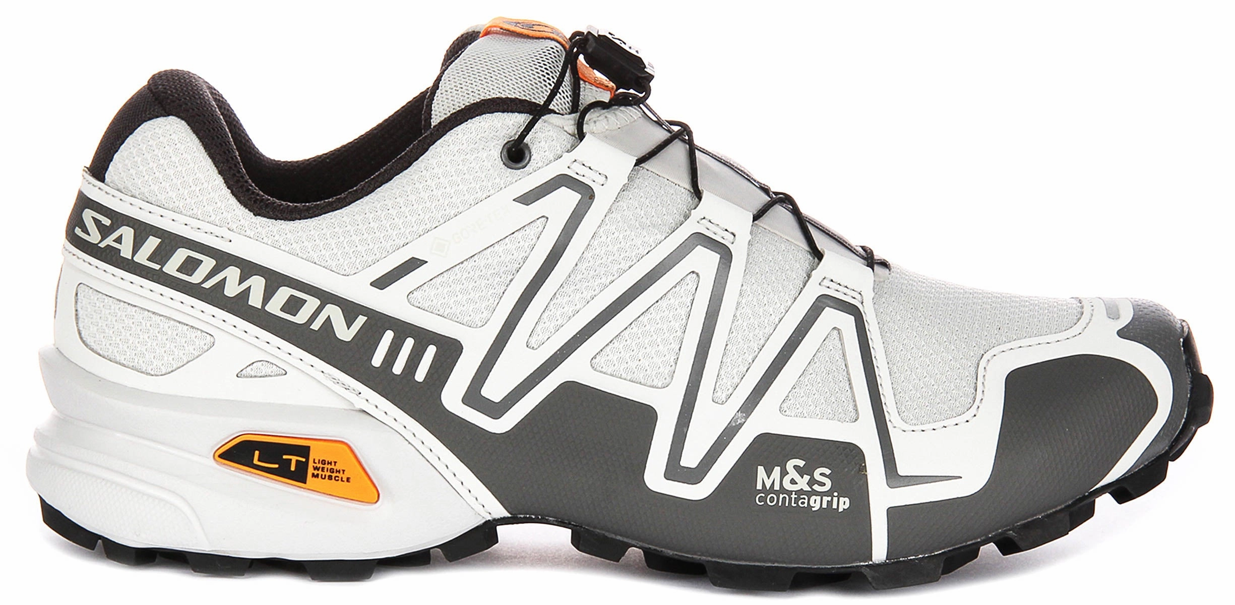 Salomon Speedcross 3 Gortex In White Grey Shoes Salomon